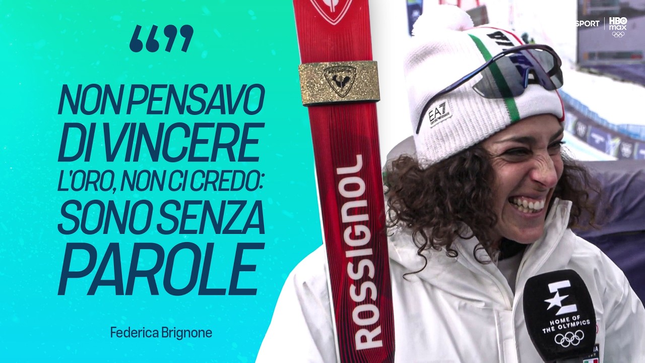 🎙️La GIOIA e le parole di Brignone dopo un impresa eroica | #MilanoCortina2026