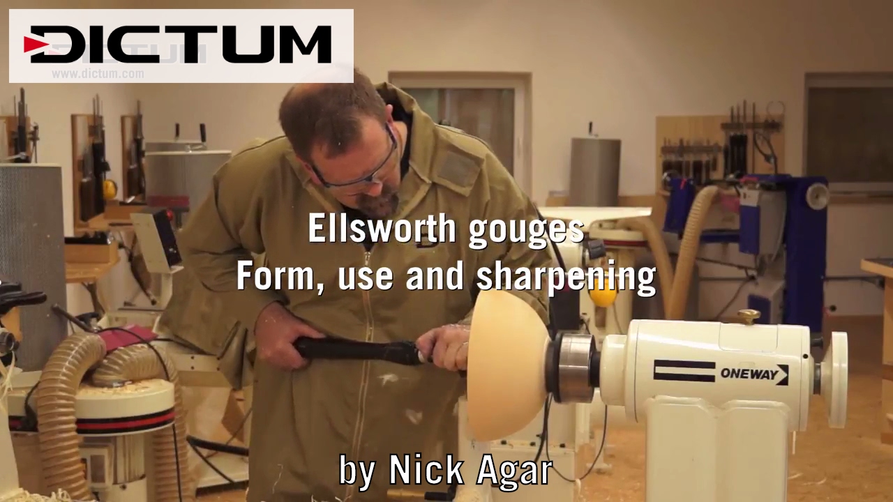 Ellsworth Gouges - Form, use and sharpening - with Nick Agar - DICTUM tutorial video