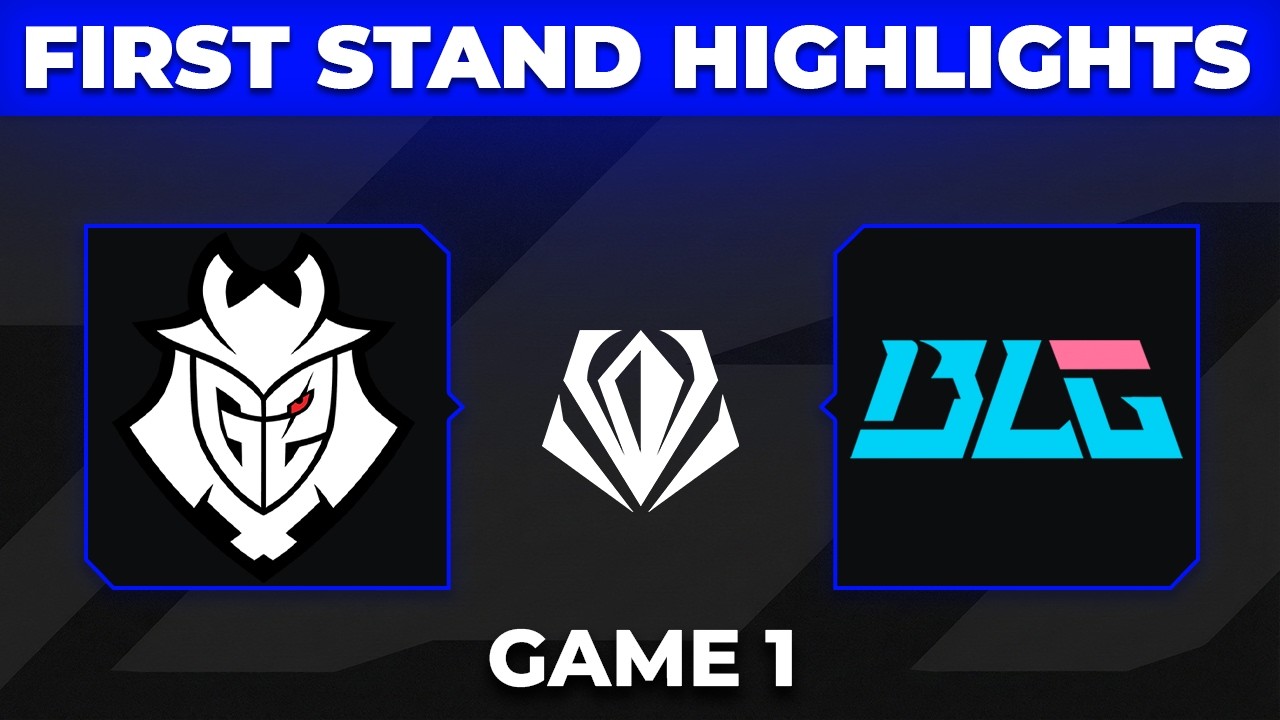 Обзор матча G2 против BLG, игра 1 | 2026 First Stand Groups, 3-й день | G2 Esports против Bilibil...