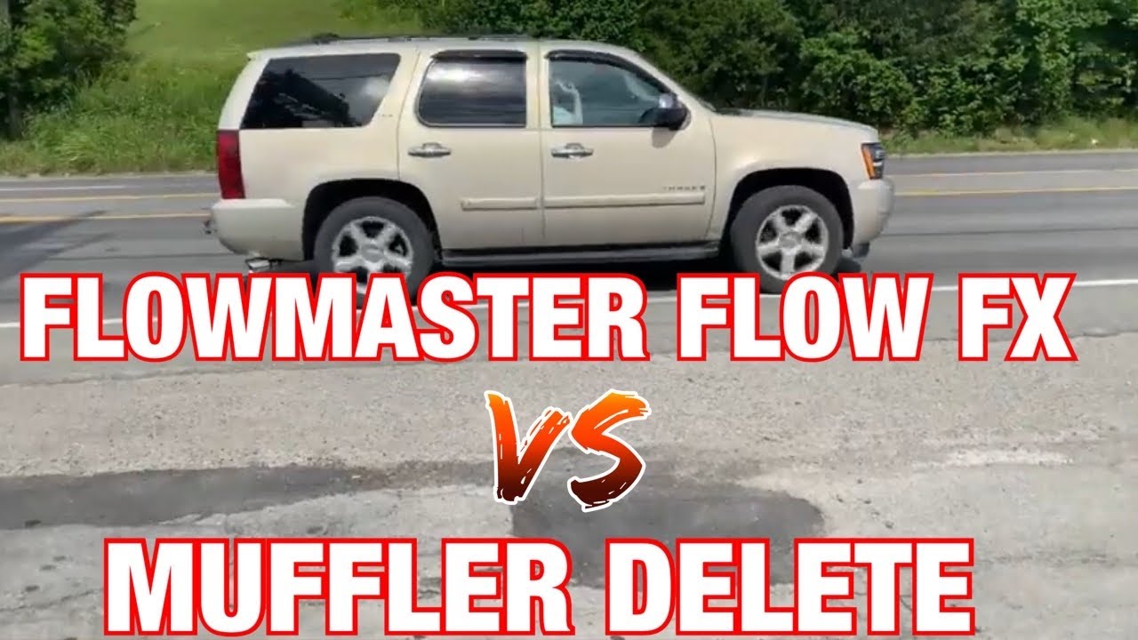 Chevy Tahoe 5.3L V8: FLOWMASTER FLOW FX Vs MUFFLER DELETE!