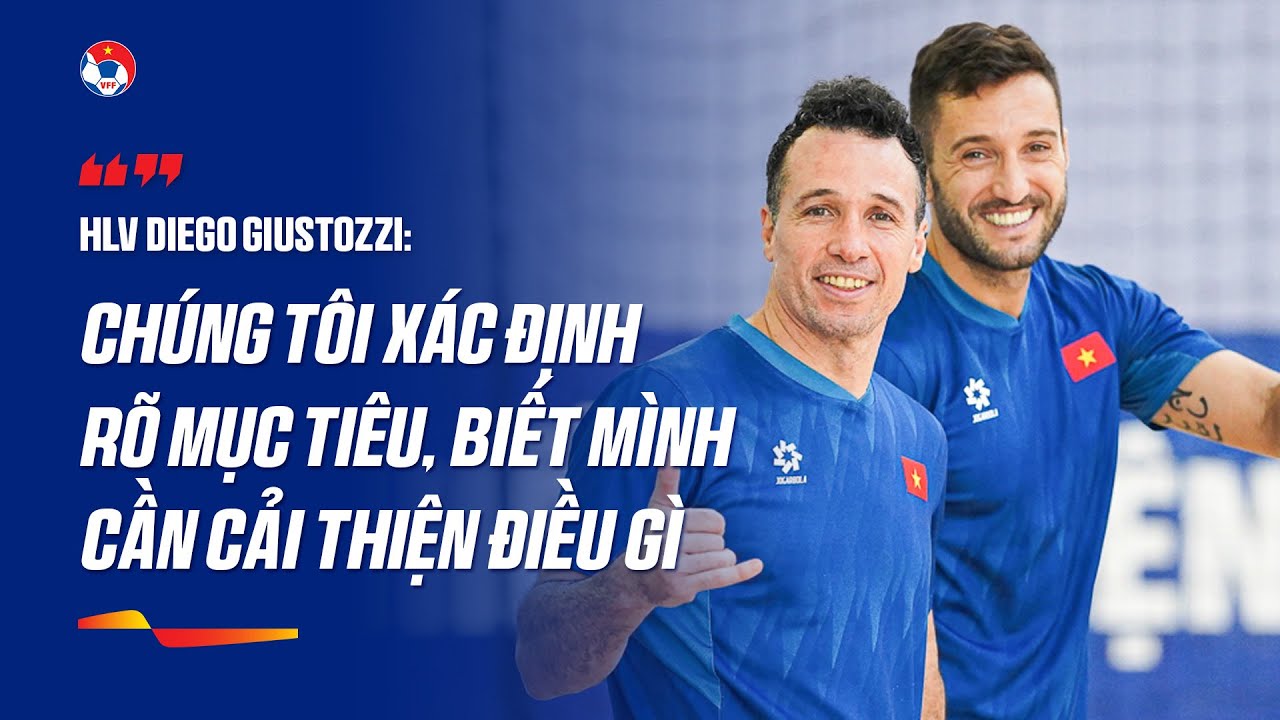 HLV Diego Giustozzi hài lòng về hai phép thử trước đội tuyển futsal Afghanistan