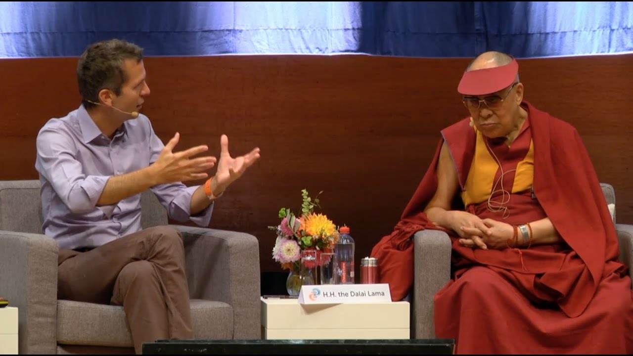 Presenting the ideas of Reinventing Organizations to His Holiness the Dalai Lama