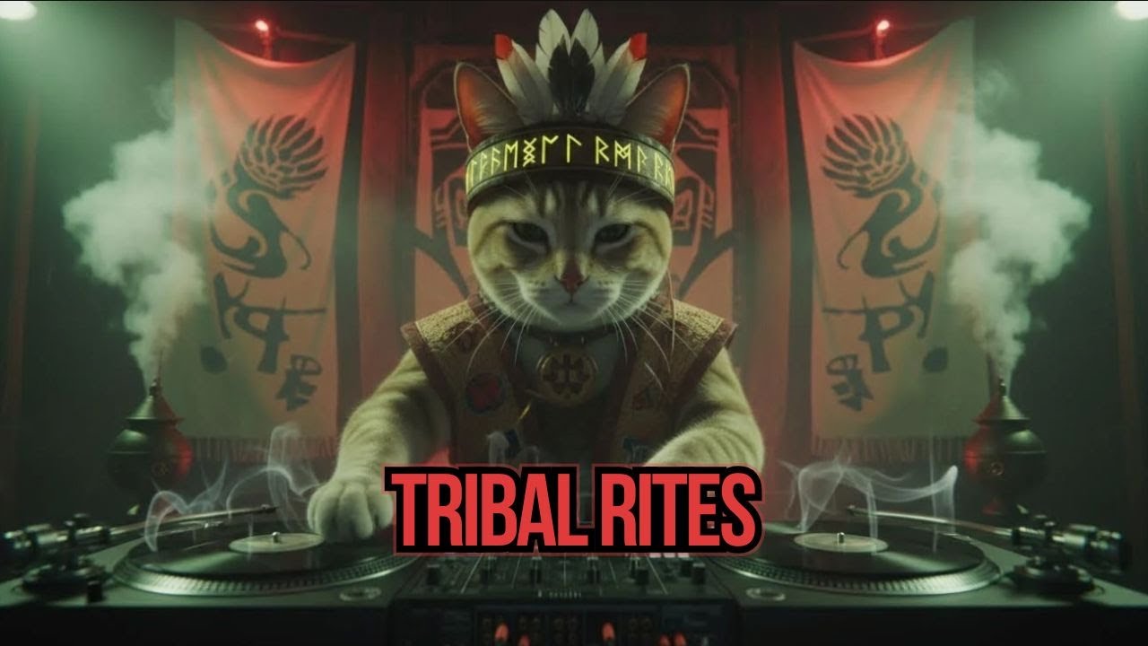Tribal Rites Dub Reggae 🐾 | Primal DJ Cat Ceremony & Bass
