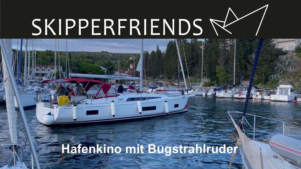 Hafenkino mit Bugstrahlruder