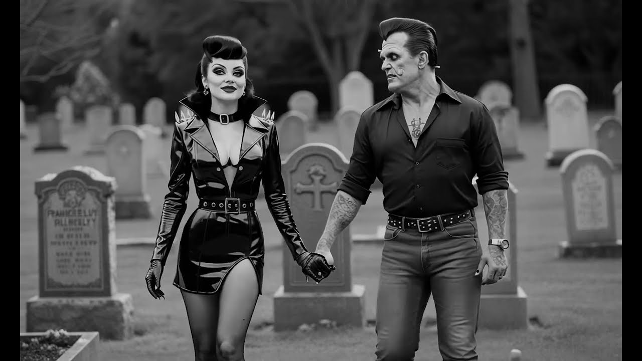 ROT 'N ROLL -- A ROCKABILLY MONSTER LOVE SONG -- BLACK AND WHITE SUPER PANAVISION 70 INSPIRED