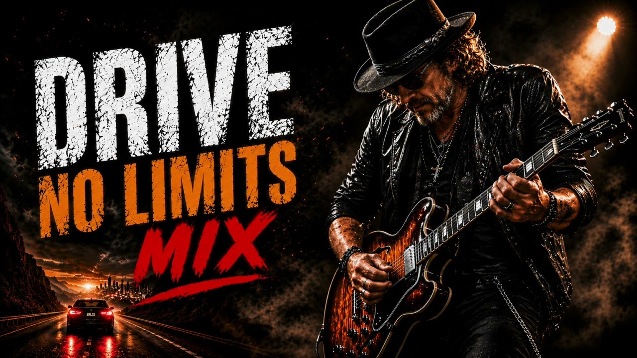 🔥 DRIVE NO LIMITS MIX 🚗 High Energy Blues Rock Highway