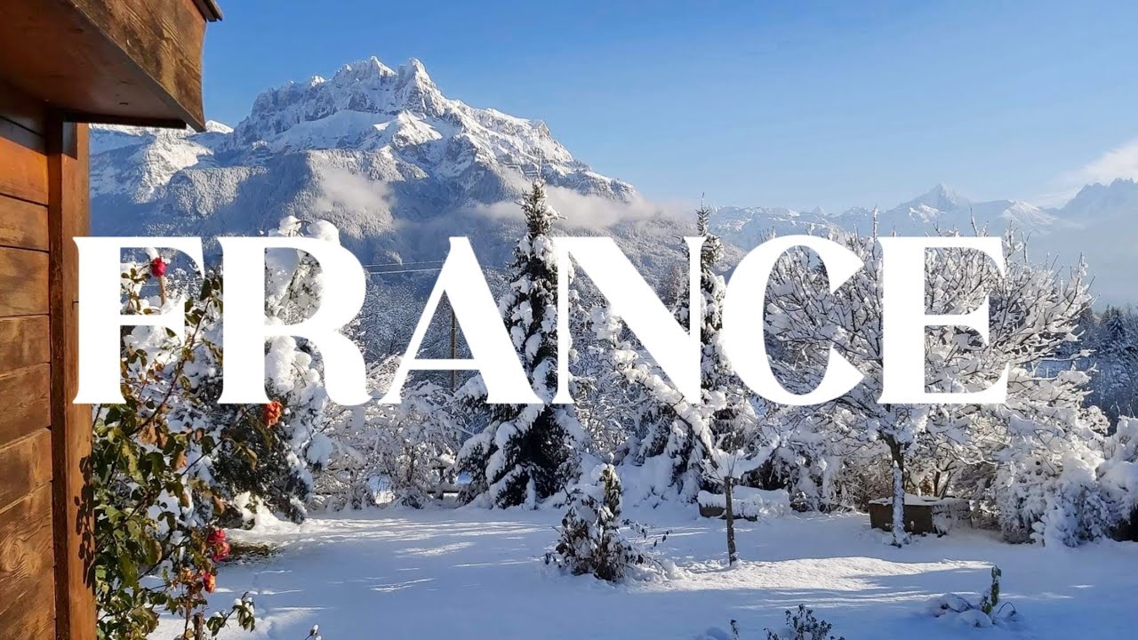 FAVERGES FRANCE/Winter in the French Alps❄️ /walking tour 4K