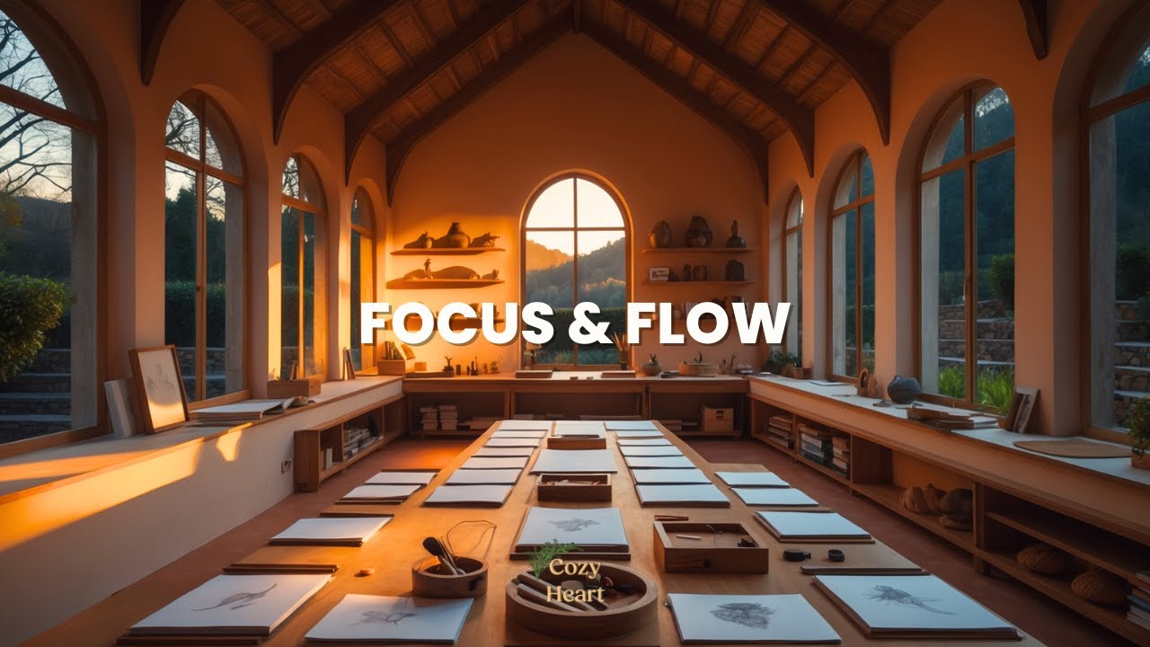 Pomodoro Deep Focus - Elegant Monastery | 2 Hour Study & Focus Music