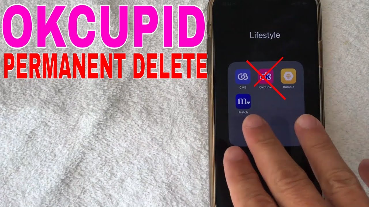 ✅  How To Permanently Delete Ok Cupid Dating Profile In App 🔴