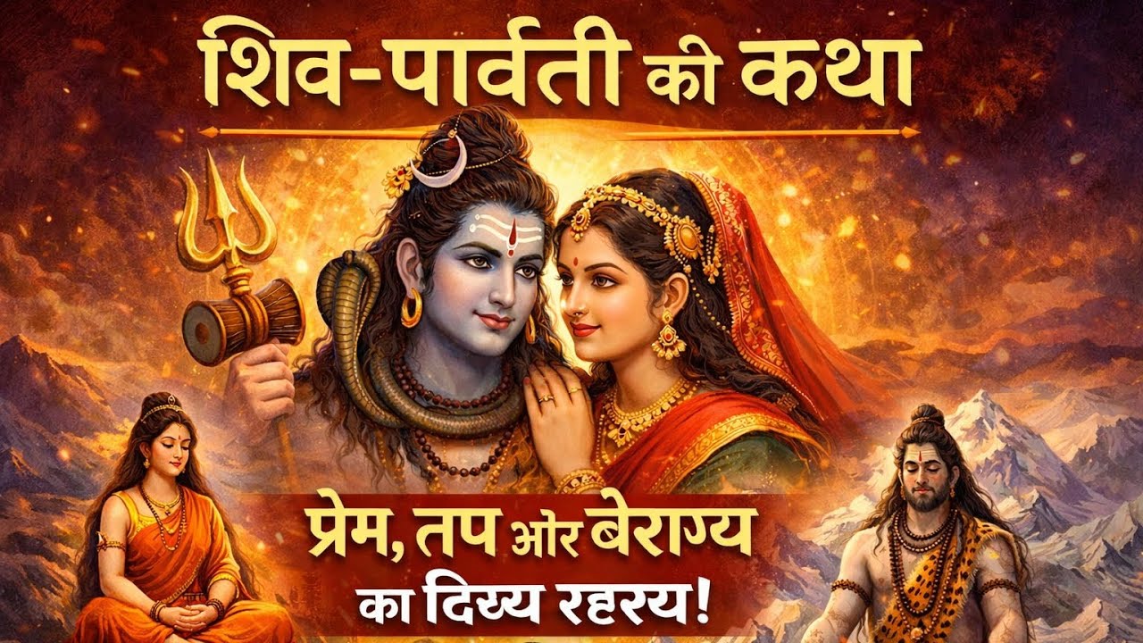 शिव–पार्वती की कथा | प्रेम, तप और वैराग्य का दिव्य रहस्य | Shiv Shakti Katha 