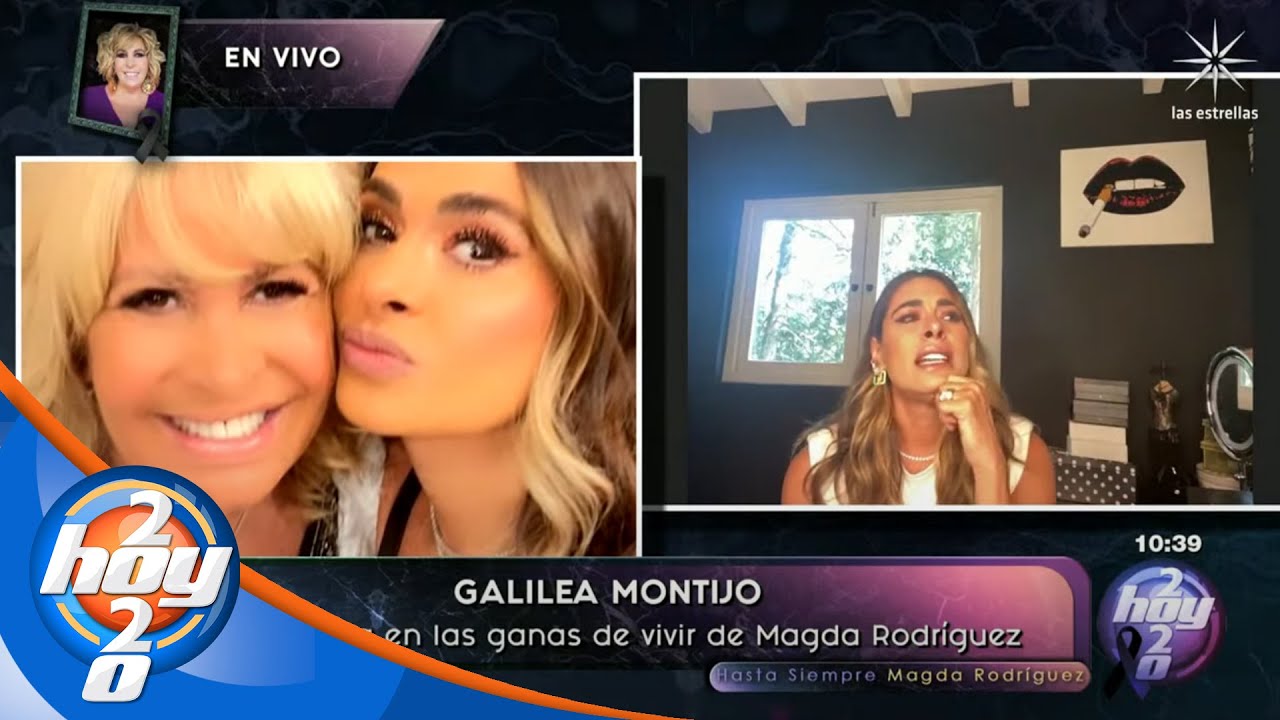 Entre lágrimas, Galilea Montijo recuerda el último festejo de cumpleaños de Magda Rodríguez | Hoy