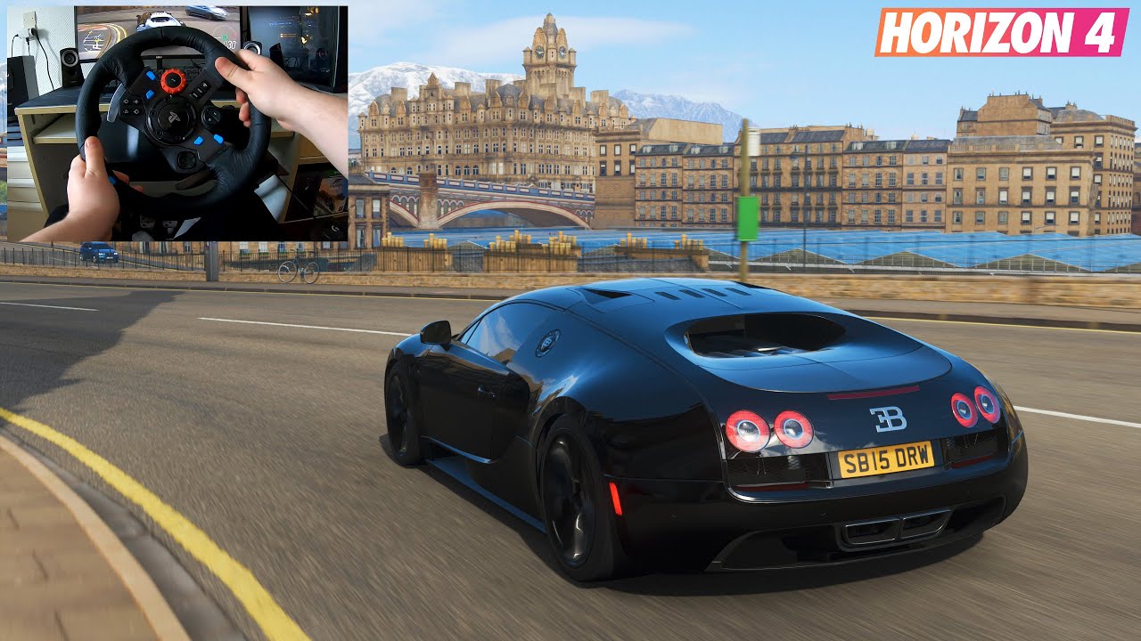 Forza Horizon 4 - Bugatti Veyron SuperSport | Logitech G29 Gameplay
