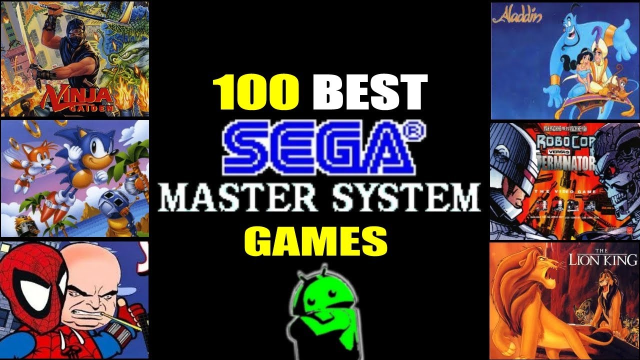 Top 100 Best Sega Master System (SMS) Games - PPSSPP Emulator Gameplay