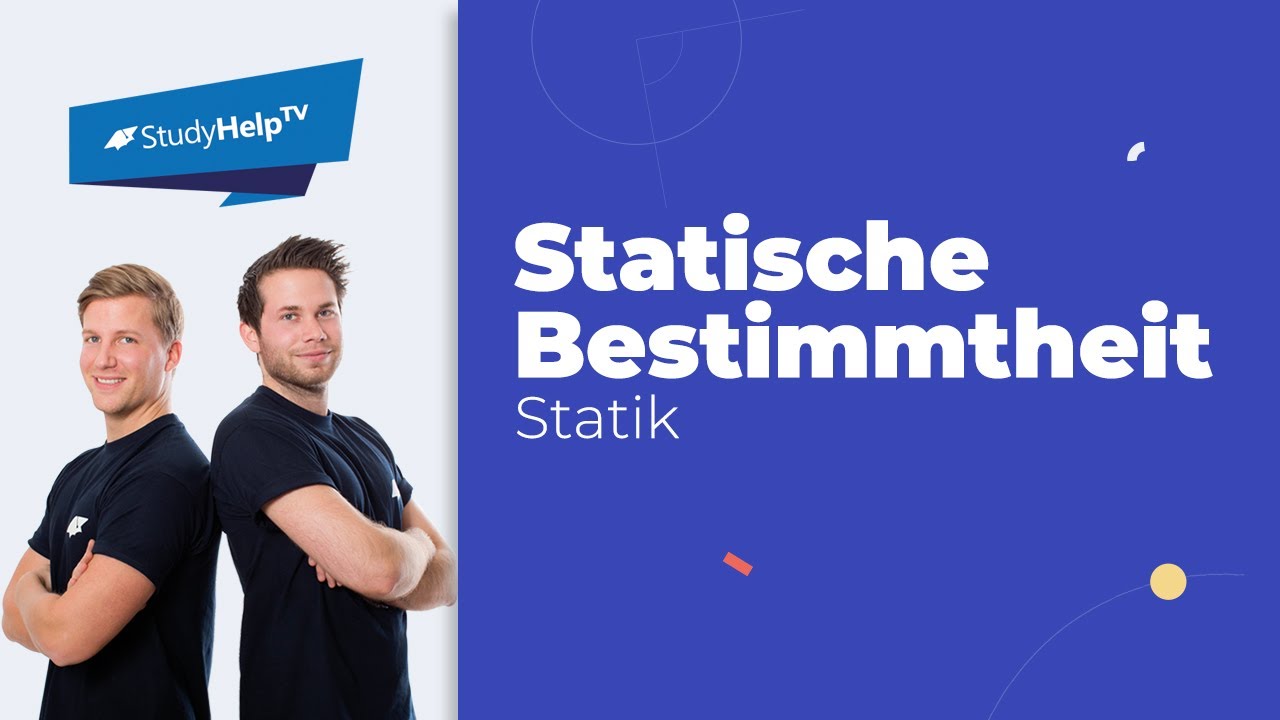 Statische Bestimmtheit eines mehrteiligen Systems #2 [Technische Mechanik] |StudyHelp