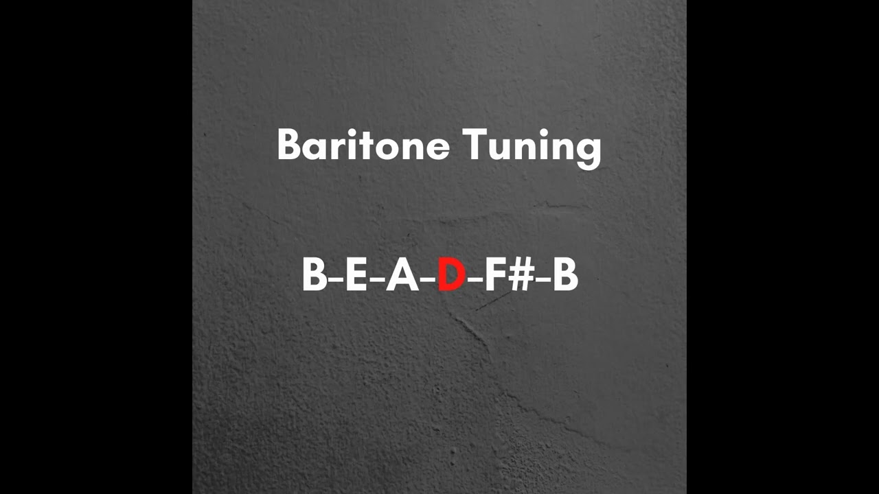 Guitar Tuner Baritone Tuning