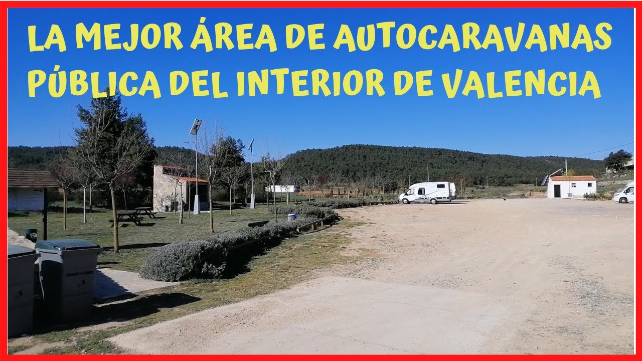 🚀🚐🛣️LA MEJOR ÁREA DE AUTOCARAVANAS PÚBLICA DEL INTERIOR DE VALENCIA🚀👍🎷