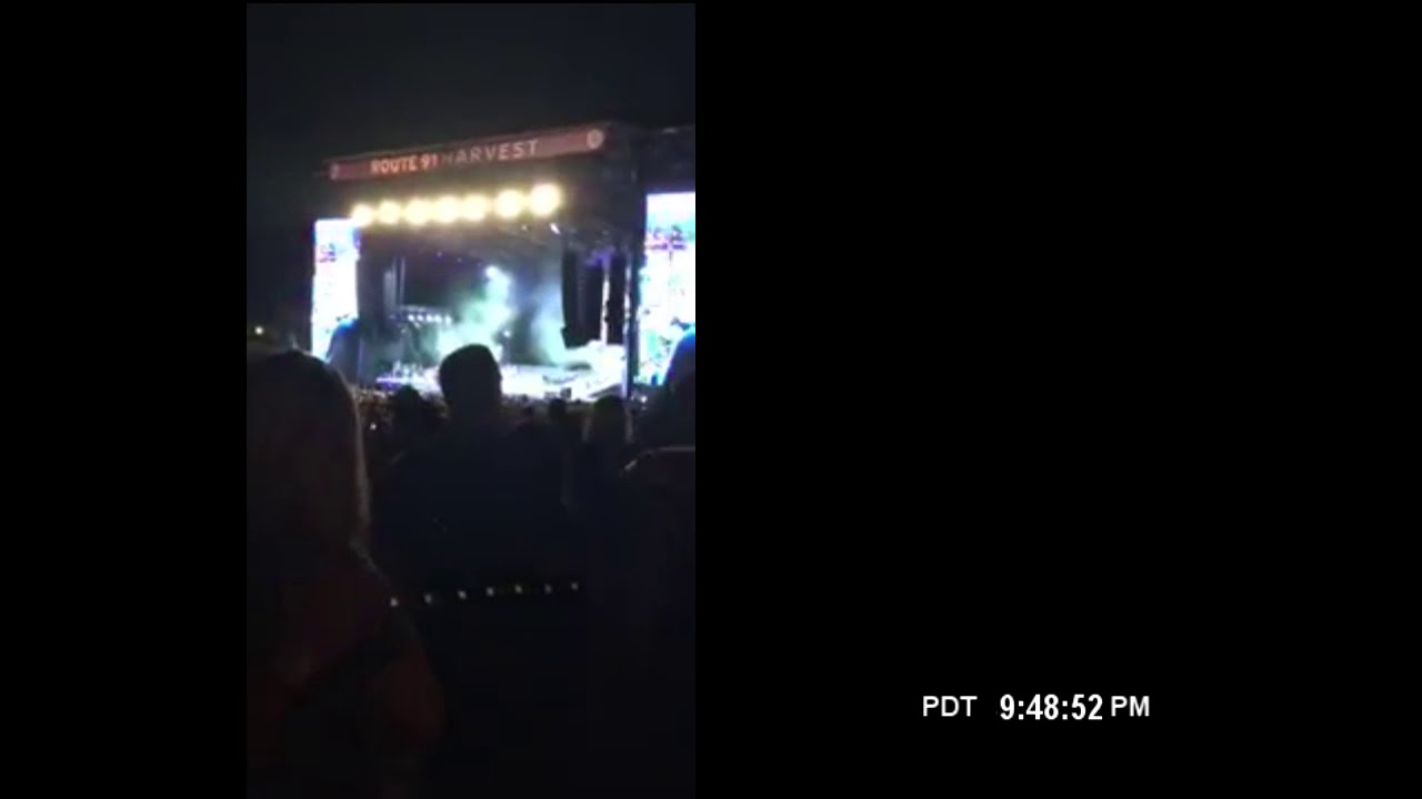 Las Vegas Shooting -  Aldean's entire set w/ timestamp (window fall sync)