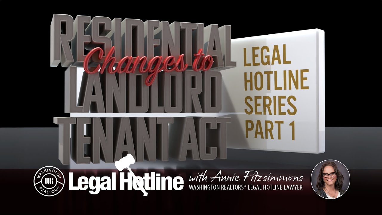 Residential Landlord-Tenant Act Changes: Part 1: Legal Hotline 2025