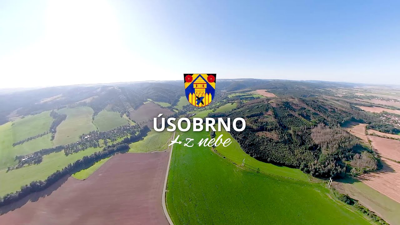 Letecké video Úsobrno z nebe