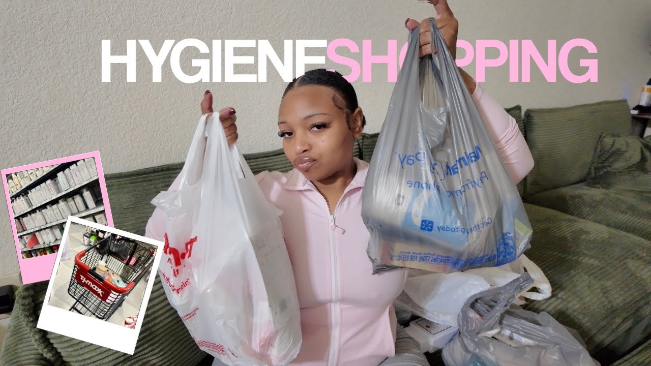 Come HYGIENE SHOPPING with me 🧼🧴 $200+ Tj maxx + Walmart haul + restocking all my hygiene products
