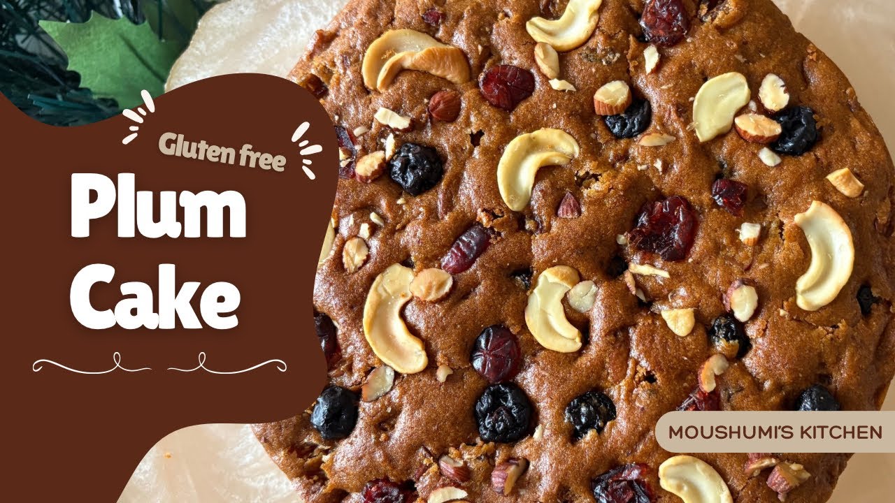 Gluten Free Plum Cake | Easy Gluten Free Recipe | Christmas Recipe