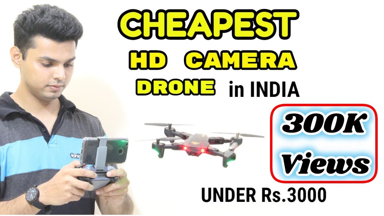 Cheapest HD Camera Drone in INDIA | Under Rs.3000 | VISUO