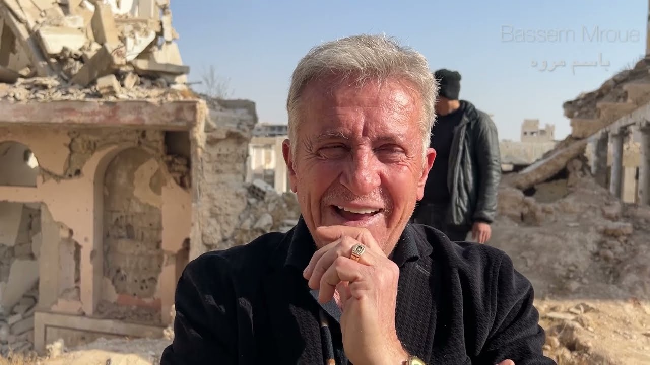 The damaged Eliyahu Hanevi synagogue in Jobar, Syria and comments by a Jewish personality in Syria