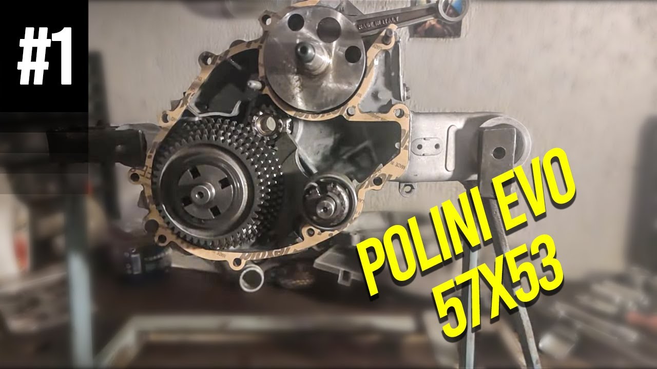 POLINI EVO 57X53 - MONTAGGIO MOTORE VESPA - PARTE 1 🤩🤩