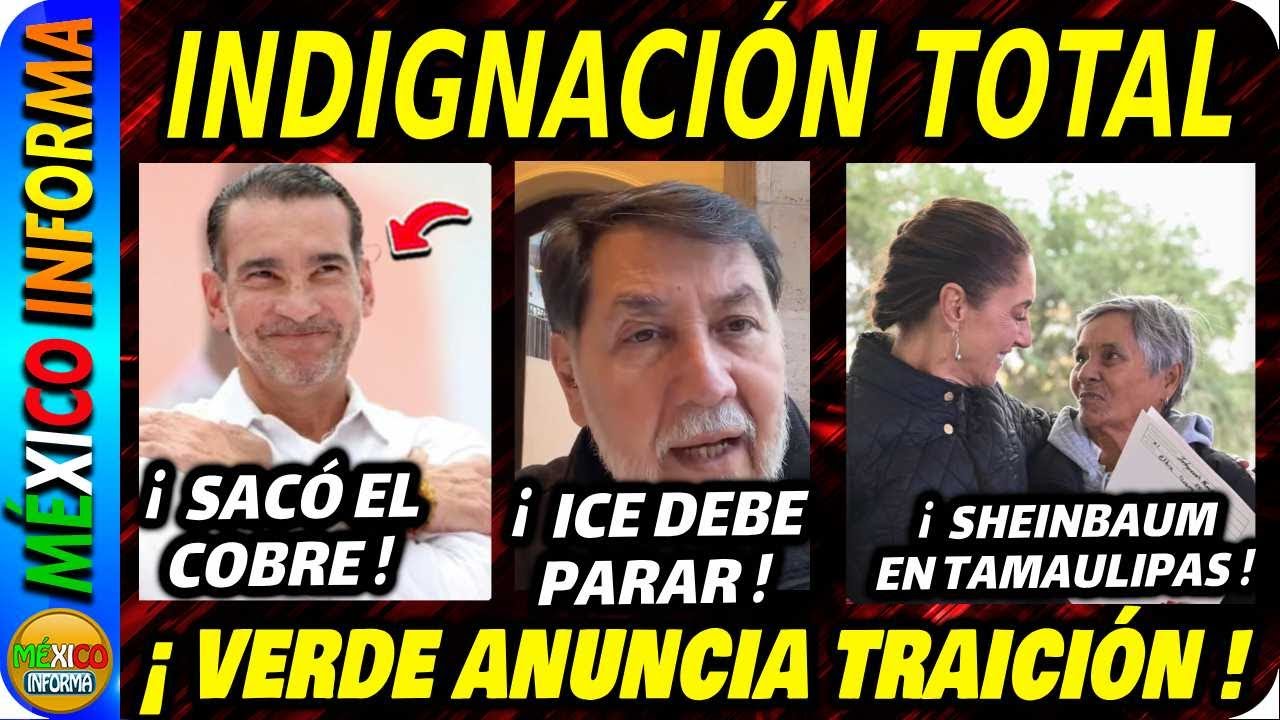 INDIGNACIÓN TOTAL POR LO OCURRIDO CON EL 1C3. TRAICIÓN DEL VERDE ANUNCIADA. SHEINBAUM ENTREGA CASAS.