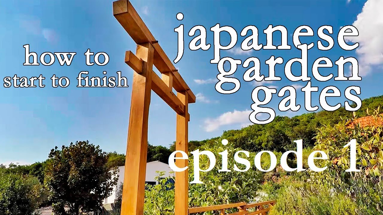 Japanese Torii style garden gates EPISODE 1