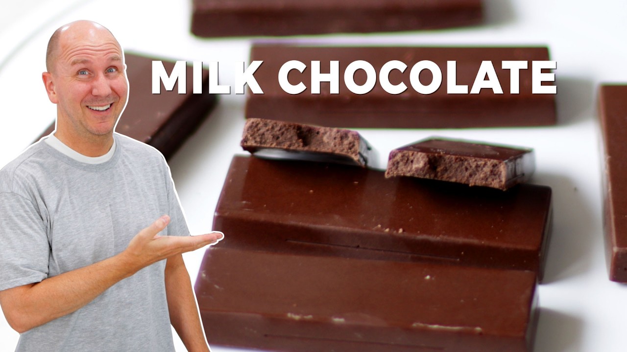 How to Make Milk Chocolate at home with Cocoa Powder and ONLY 4 ingredients