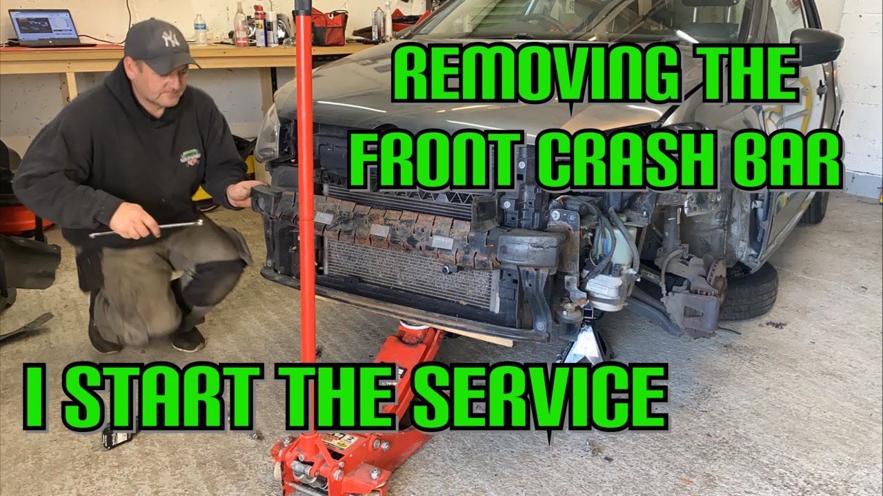 Volkswagen Polo Front Crash Bar Removal And I Start The Service