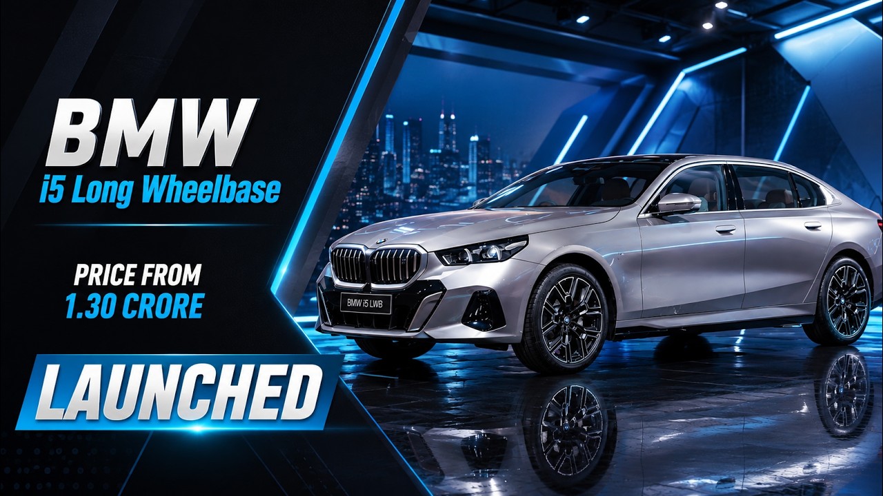 BMW i5 LWB e-Sedan Launched - Bookings Open - 669 Km Range - Explained All Specs, Features And More
