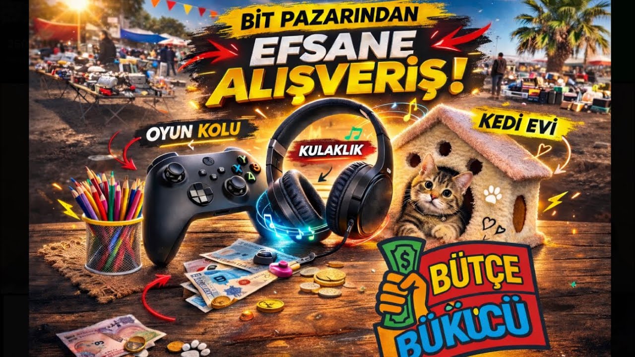 Bit Pazarında Yok Yok! 🎮🎧🐱 Aldıklarımız Şok Edecek