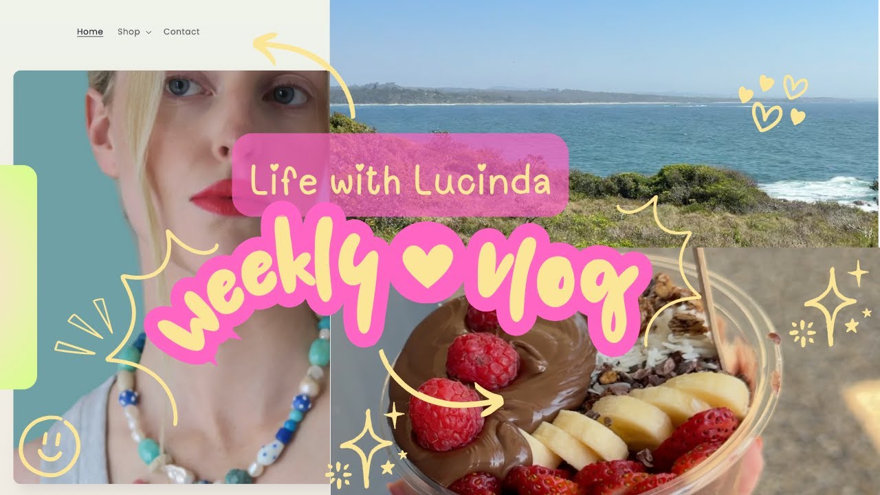 I Finally Launched My Shop!! + Beach Days, Mecca Beauty Haul & GRWM ✨ Life with Lucinda Weekly Vlog