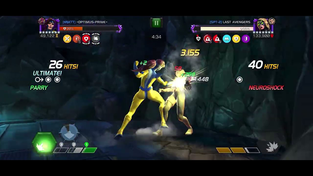 Jean Grey vs Node 41 Yelena Belova