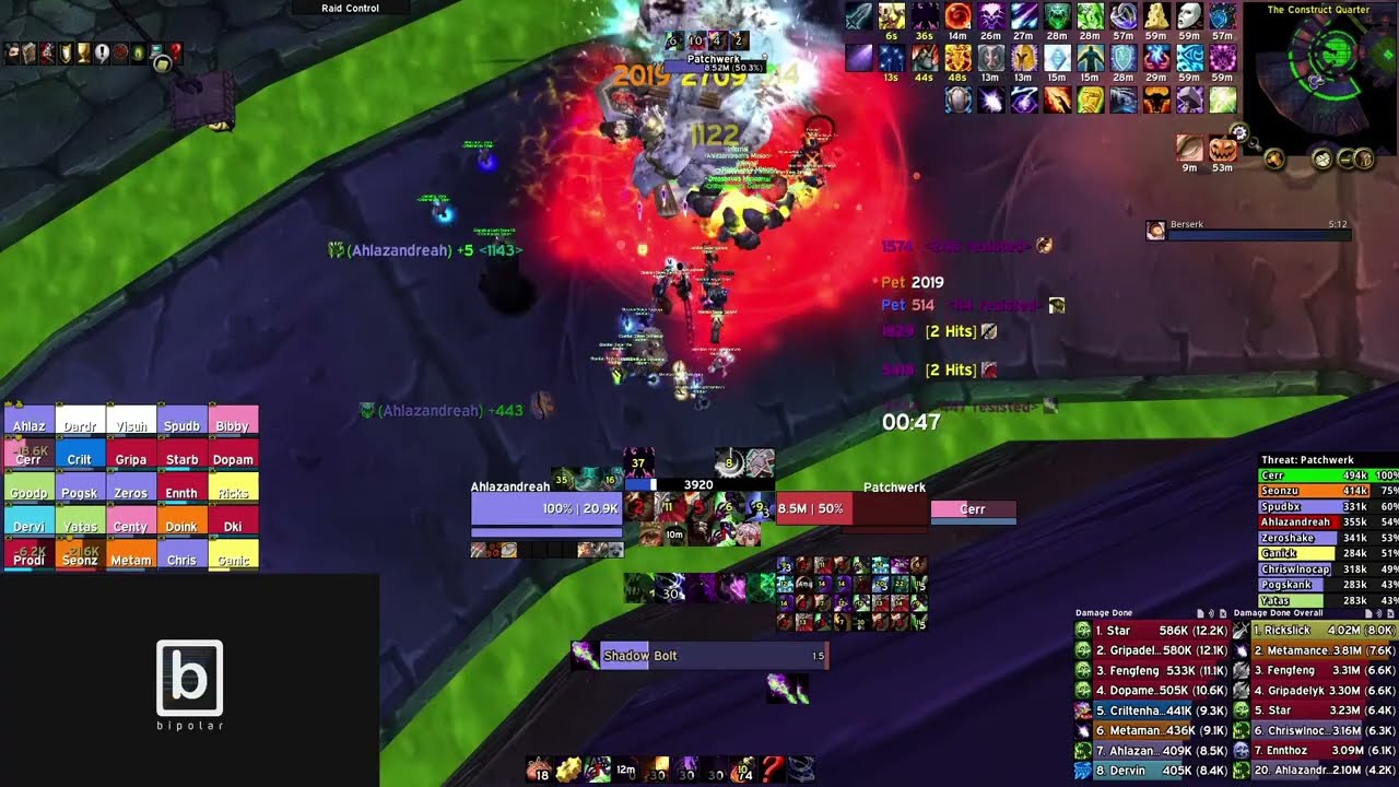 #1 World DPS All Classes Patchwerk / Noth | Wrath of the Lich King Classic Affliction Warlock
