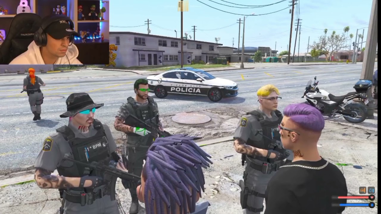 CONNOR E INPZERA TIUTOU AO SER ABORDADO PELA POLÍCIA!GTA RP