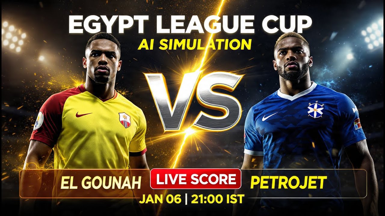 🔴 El Gounah vs Petrojet | AI Simulation | Live Score | F&uacute;tbolStream360