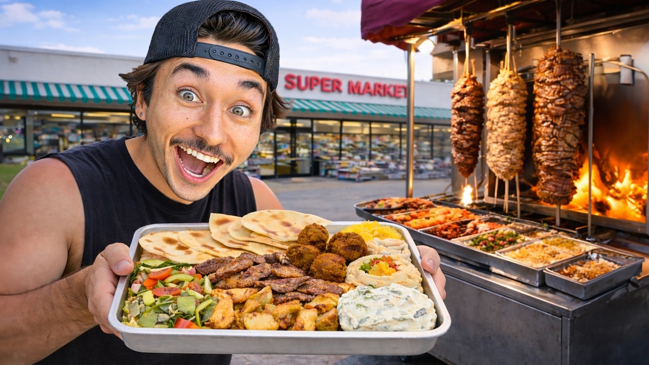 Eating at Super Markets For 24 Hours...