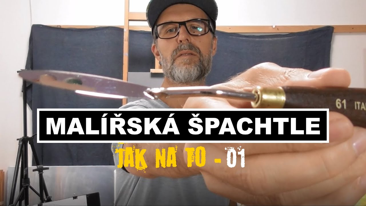 Jak na to? Malířská špachtle, tipy a příklady využití - 1.Část