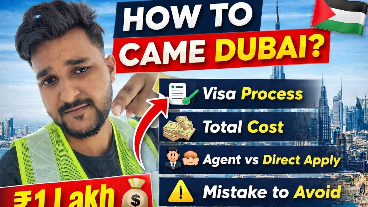 Dubai Visa Process 2026 | Total Cost Revealed 😱