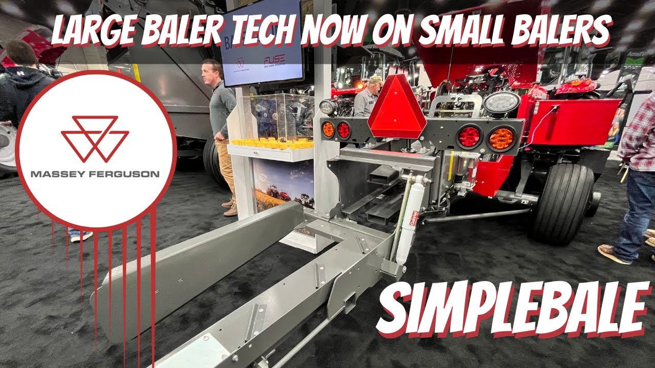 Large Baler Tech Now for Small Balers &mdash; SimplEbale from Massey Ferguson 🔻