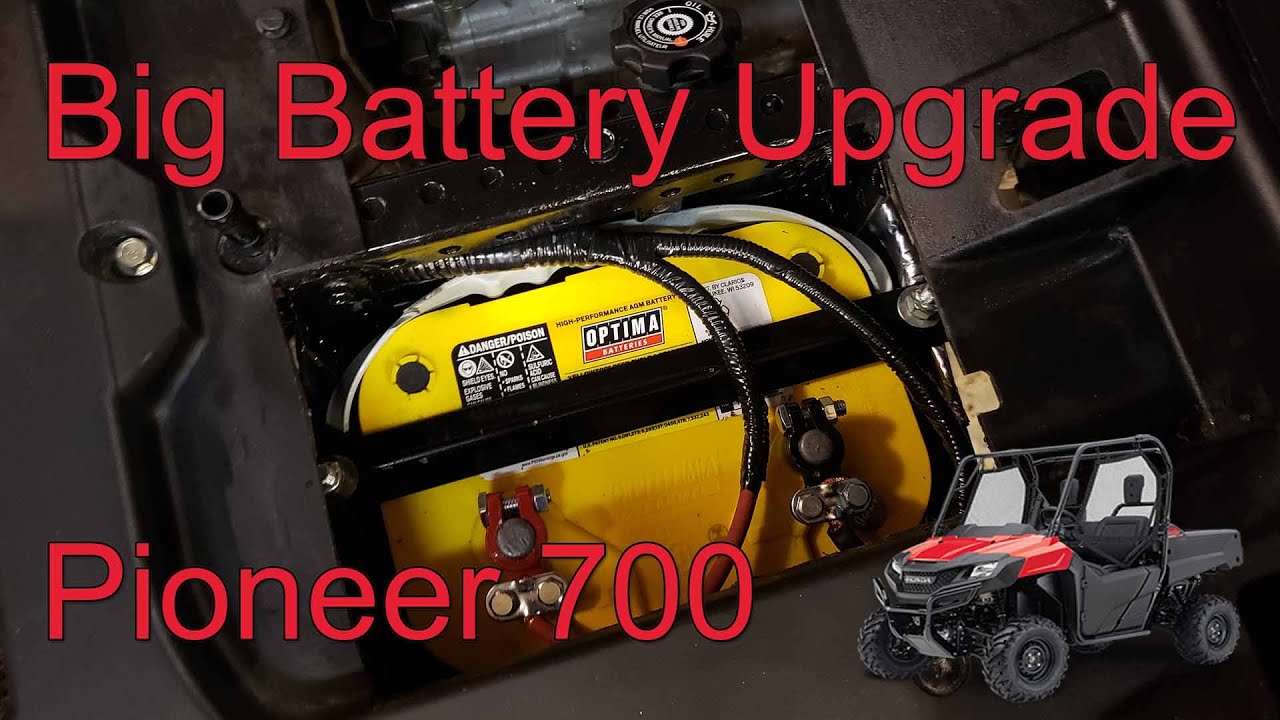 Honda Pioneer 700 BIG Battery Upgrade! Optima Yellow Top AGM
