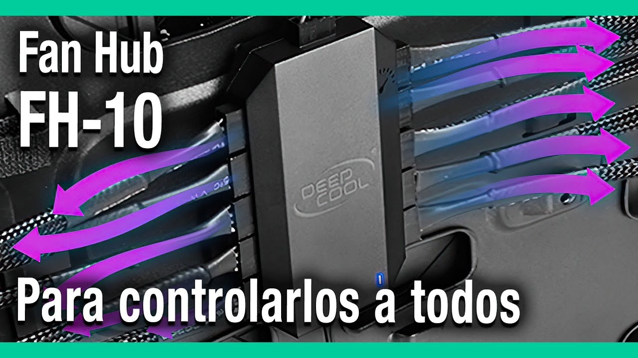 DeepCool FH-10 un fan hub para 10 ventiladores