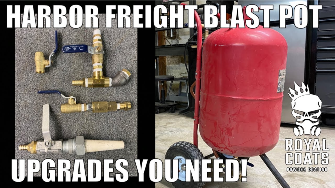 Модернизация бластера Harbor Freight