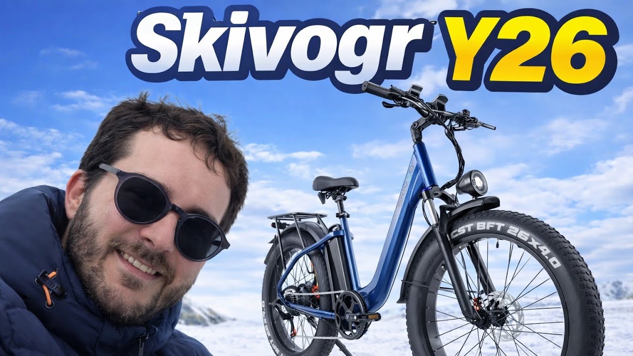 Skivogr Y26 - 30Ah pour ce FatBike électrique ! (test)
