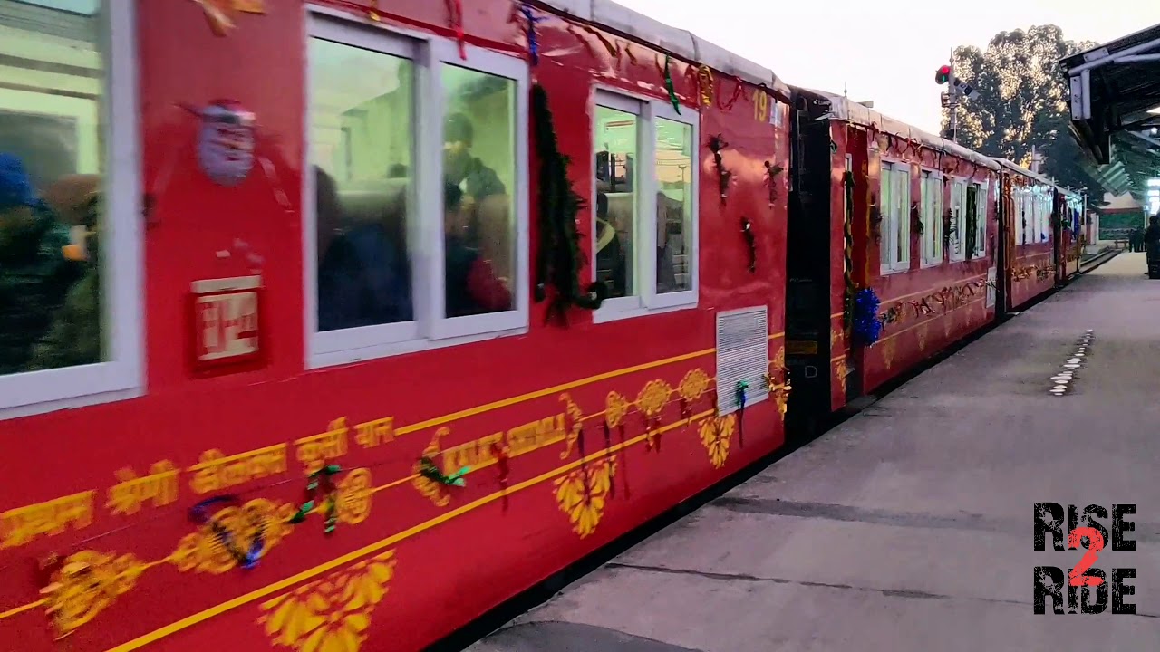 Him Darshan Express Exterior & interior look) Glass Top Toy train Kalka to Shimla