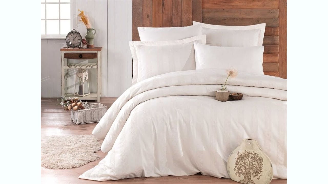Постельное белье HOBBY Exclusive Sateen Diamond Wafel Krem