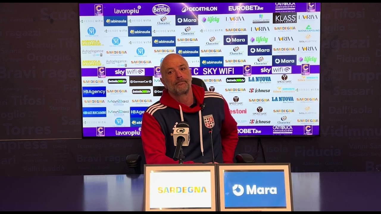 Torres-Bra: la conferenza post partita di Mister Greco